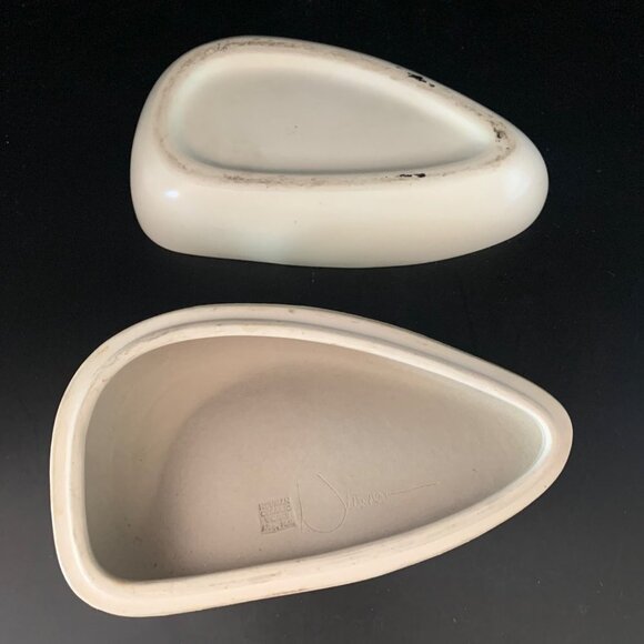 Newman Ceramic Works Art Pottery Handmade Lidded Dish Signed Made USA Studio - Picture 6 of 10